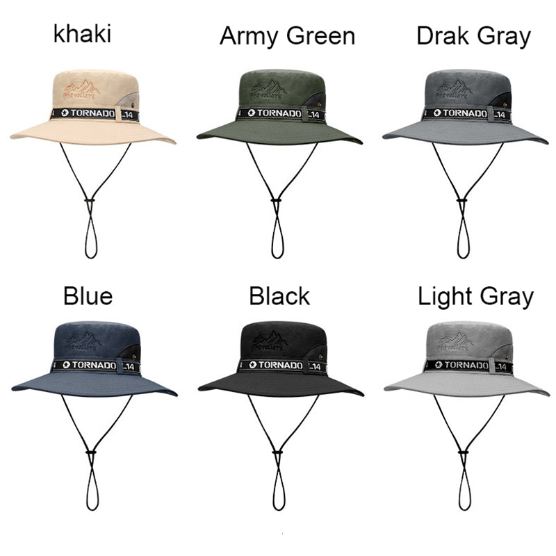 Large Brim Outdoor Fishing and Hiking Hat Bucket Hat