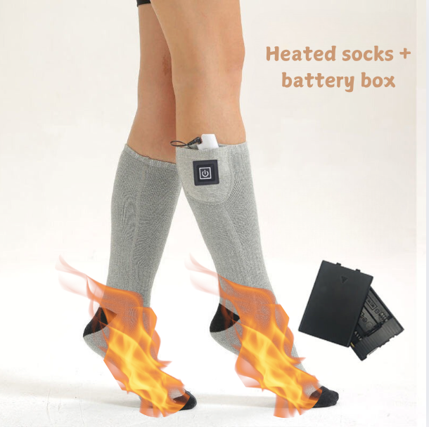 Heated Socks with Adjustable Temperature