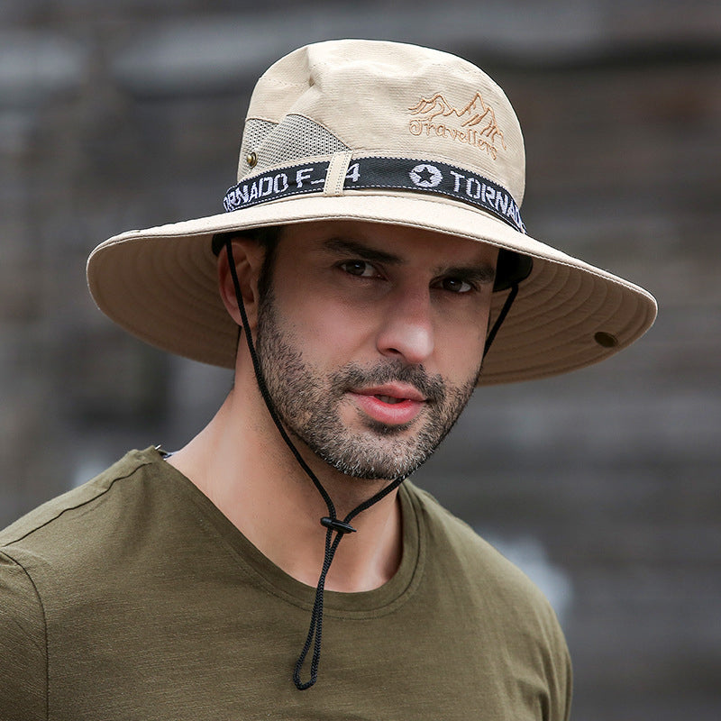 Large Brim Outdoor Fishing and Hiking Hat Bucket Hat