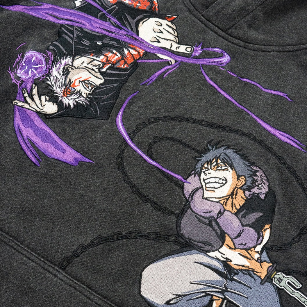 JJK Embroidered Hoodie