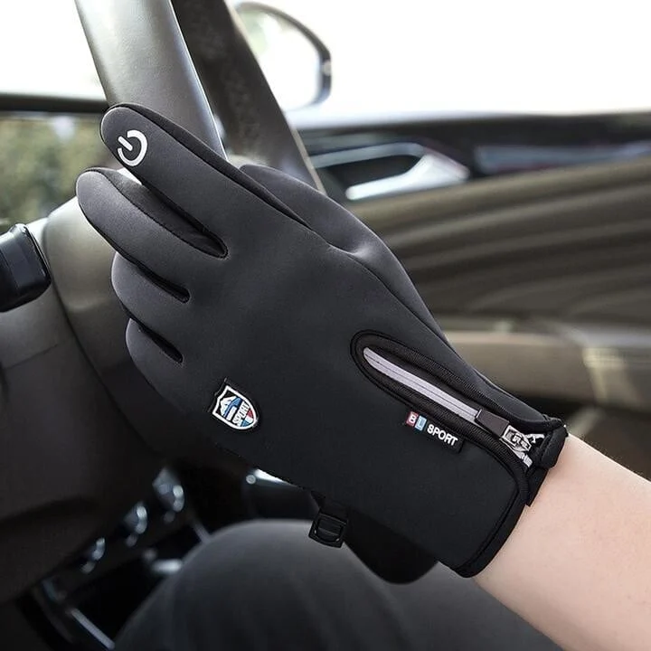 Glamchase™ Outdoor Sports Gloves Short Plus Velvet Windproof Waterproof