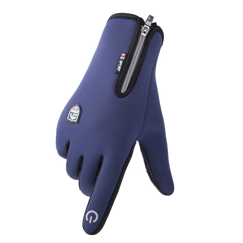 Glamchase™ Outdoor Sports Gloves Short Plus Velvet Windproof Waterproof