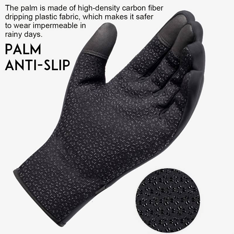 Glamchase™ Outdoor Sports Gloves Short Plus Velvet Windproof Waterproof