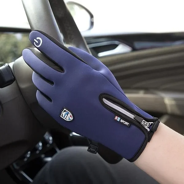 Glamchase™ Outdoor Sports Gloves Short Plus Velvet Windproof Waterproof