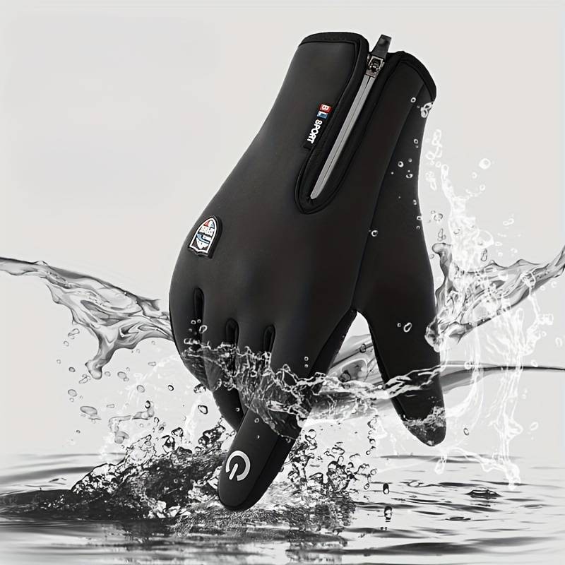 Glamchase™ Outdoor Sports Gloves Short Plus Velvet Windproof Waterproof