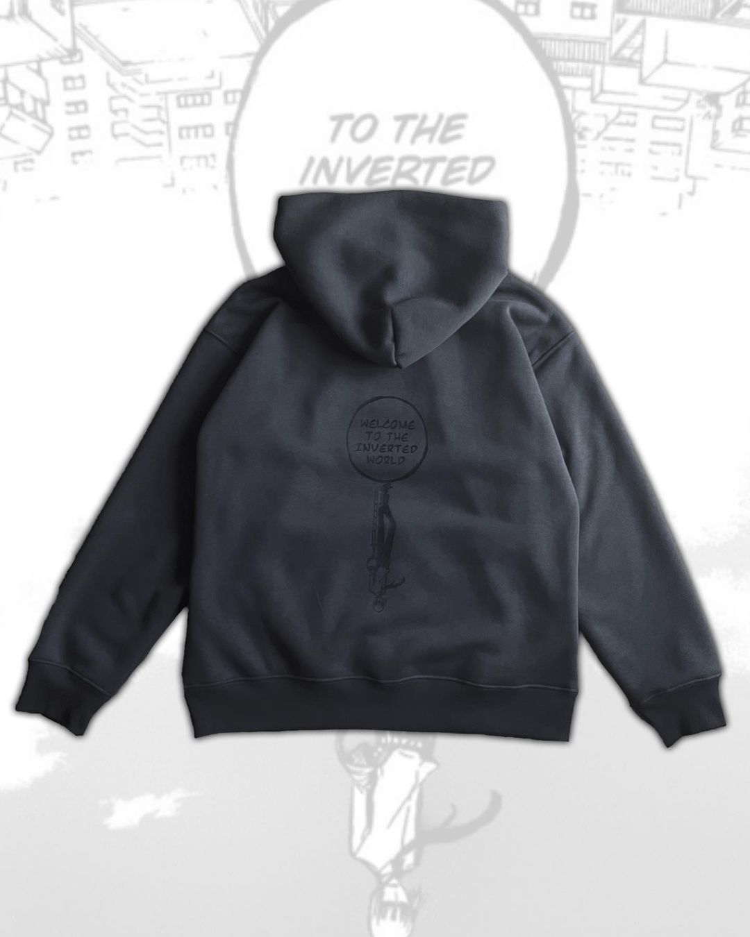 SHINJI MASK Embroidery Hoodie-Bleac.h