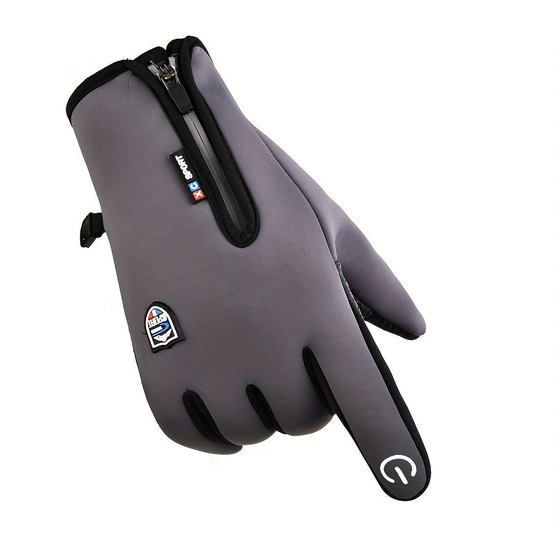 Glamchase™ Outdoor Sports Gloves Short Plus Velvet Windproof Waterproof