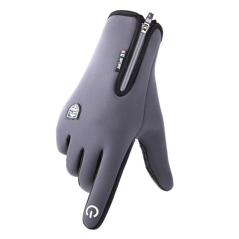 Glamchase™ Outdoor Sports Gloves Short Plus Velvet Windproof Waterproof