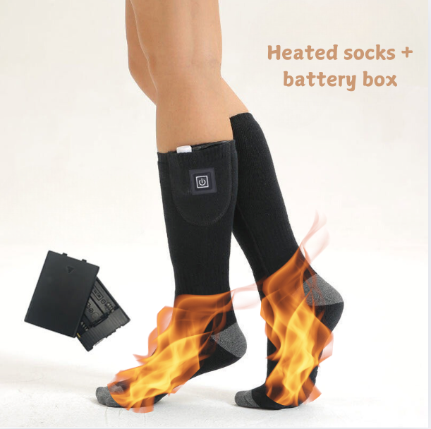 Heated Socks with Adjustable Temperature