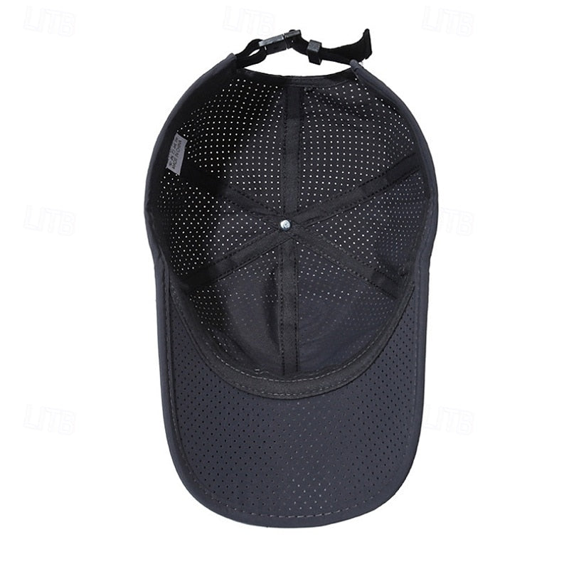 Baseball Cap Tennis Cap Men's Cap Letter & Number Sun Protection Moisture Wicking Breathable for Tennis Baseball Pickleball Summer