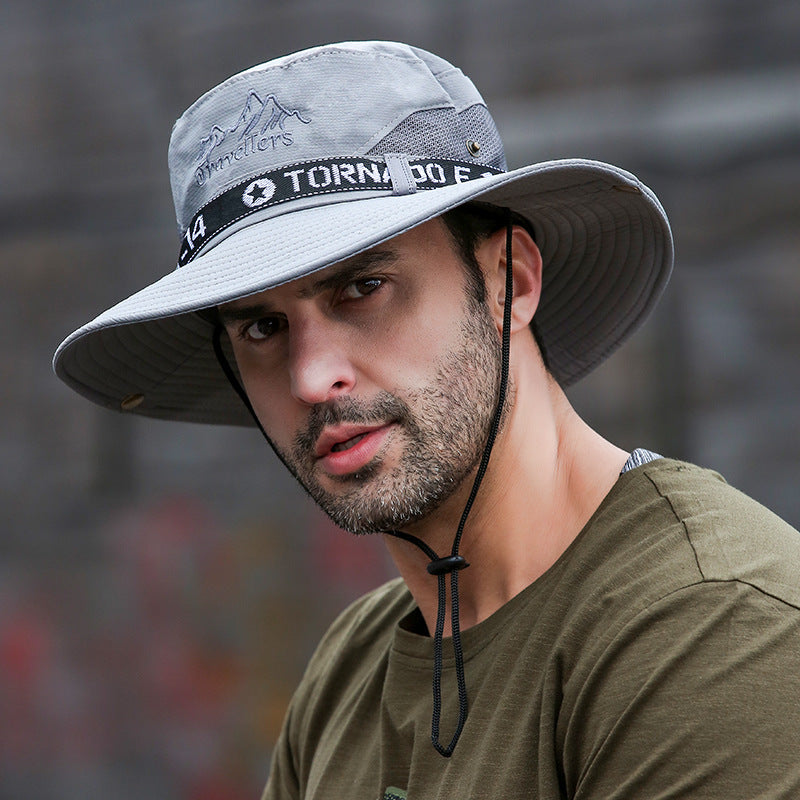 Large Brim Outdoor Fishing and Hiking Hat Bucket Hat