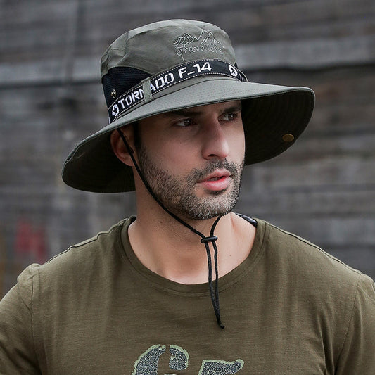 Large Brim Outdoor Fishing and Hiking Hat Bucket Hat
